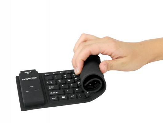 Flexible bluetooth mini keyboard